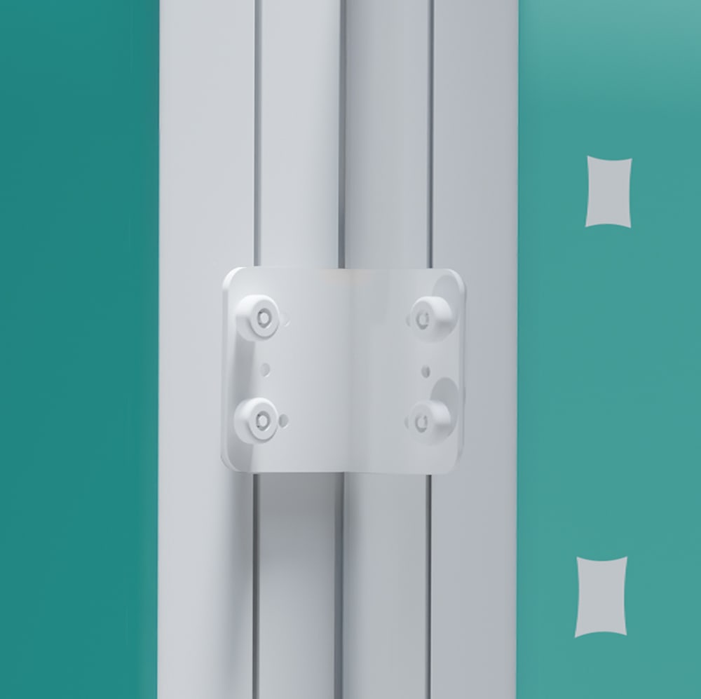 Koppling Mitt 90˚ till ILLUMIGO Modular Set om 4 st  - 2