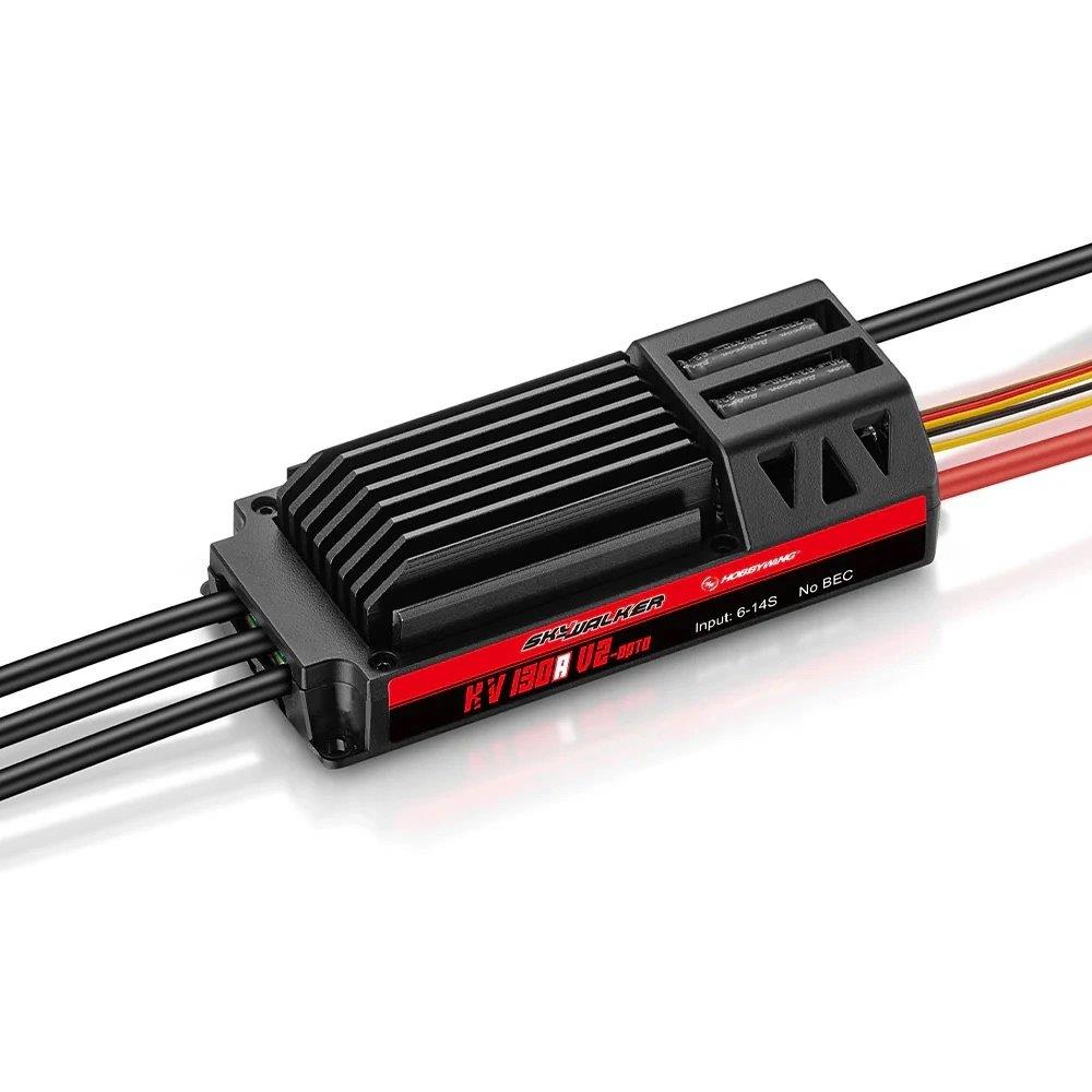 Hobbywing Skywalker 130A HV Opto V2 Fartreglage 6-14S utan BEC - 2