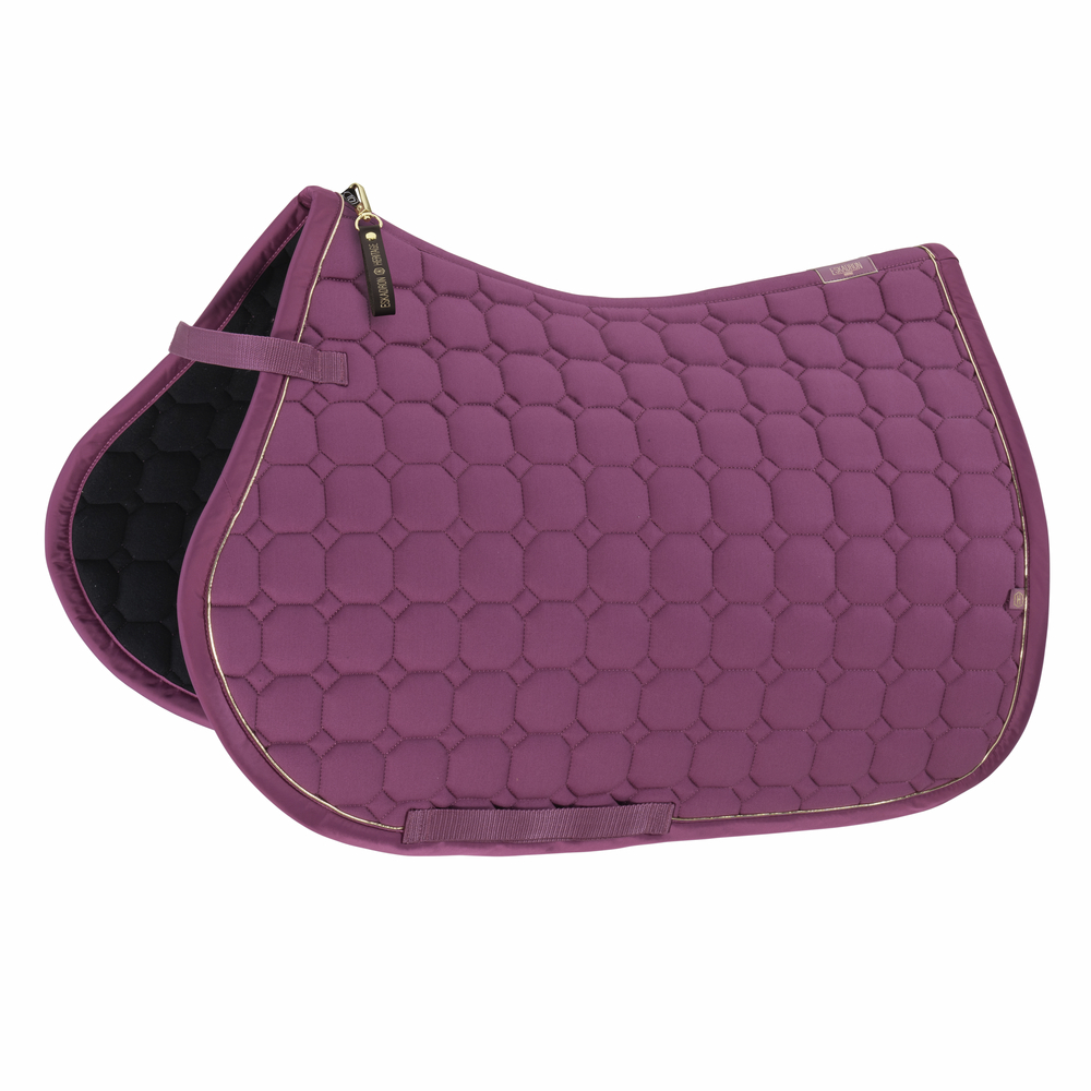 Eskadron Heritage 25/26 Cotton Saddle Pad - Wildberry - stylish