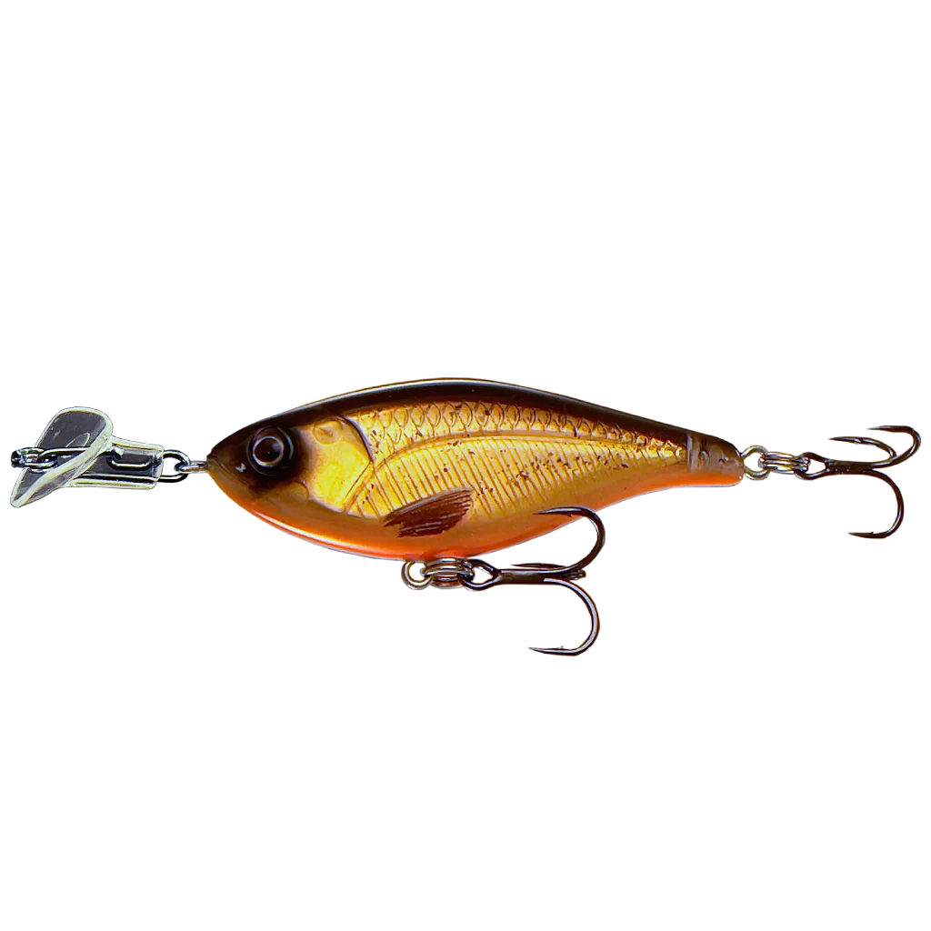 Headbanger Cranky Shad 12,7 Cm - Leurre Brochet Truite Bar - Action Erratique Et Vibration Puissante