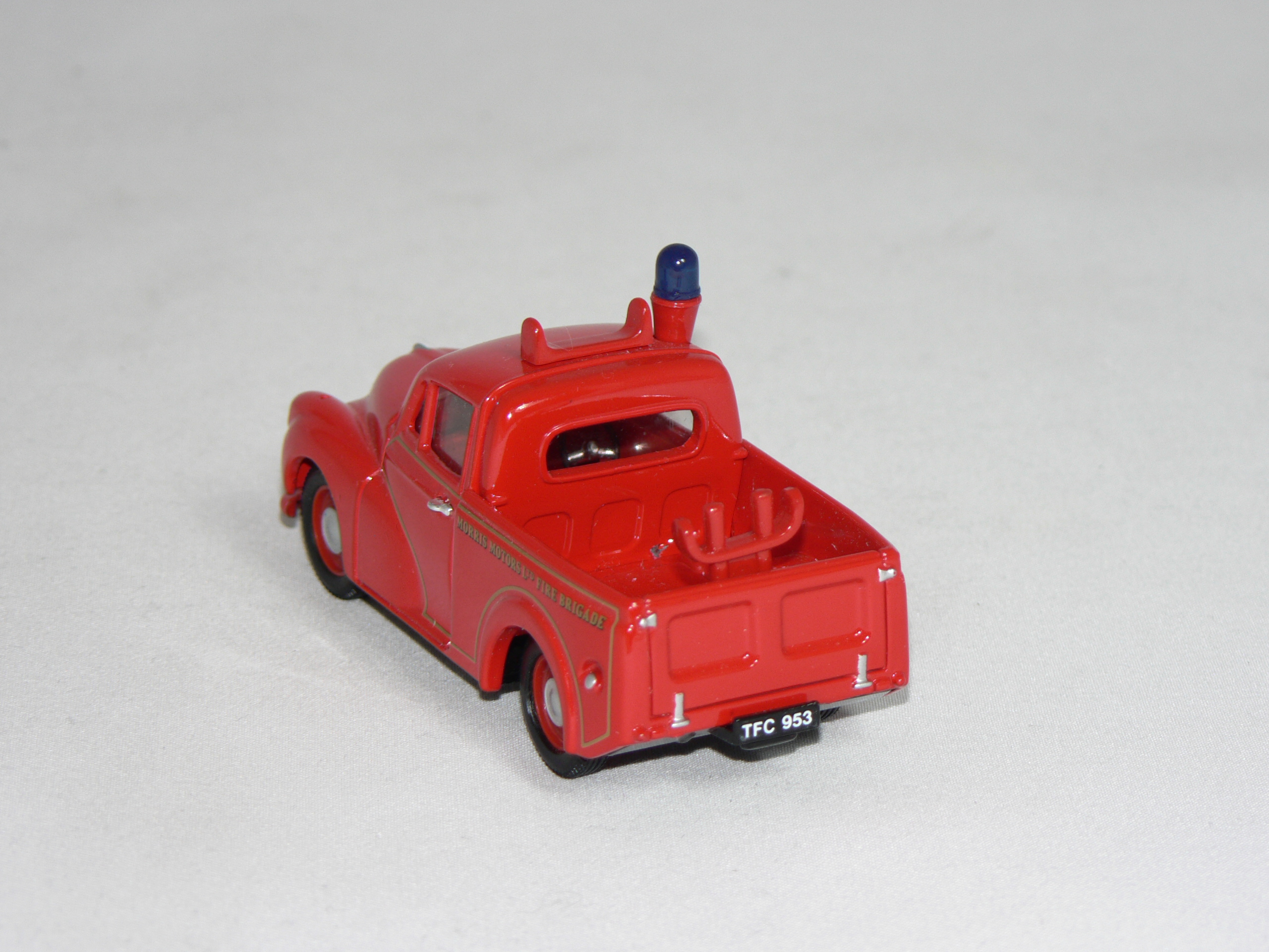 Morris Minor  Pick Up  Brandbil  1:43  Corgi ( Stege Saknas ) - 2