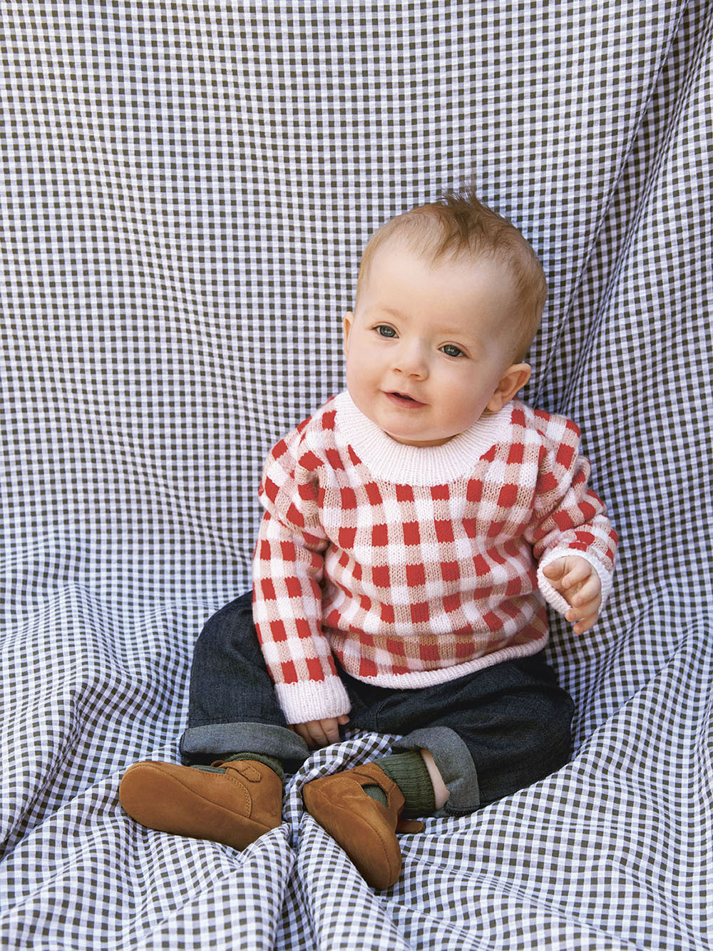 Sandnes Baby Gingham 2310_06 (28 m rutmönster st 3)