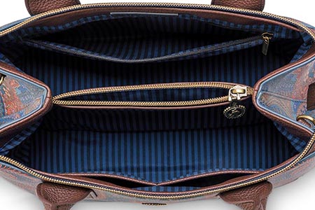  Pip Studio Väska  Fia Handbag Medium Jabali Blue - 3