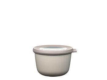 Mepal Cirqula Skål med lock Diameter 12 cm 500 ml Nordic white