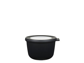 Mepal Cirqula skål med lock Diameter 12 cm 500 ml Black