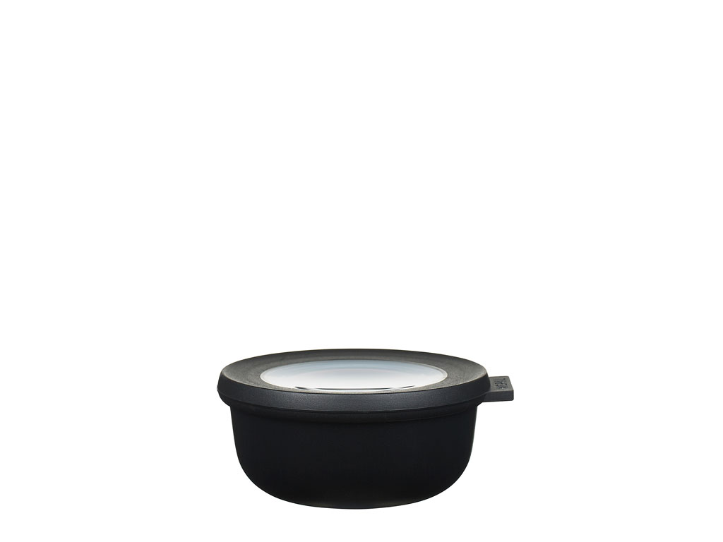 Mepal Cirqula Skål med lock Diameter 12 cm 350 ml black