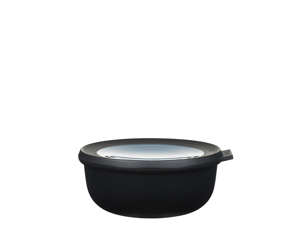 Mepal Cirqula Skål med lock Diameter 15 cm 750 ml Black