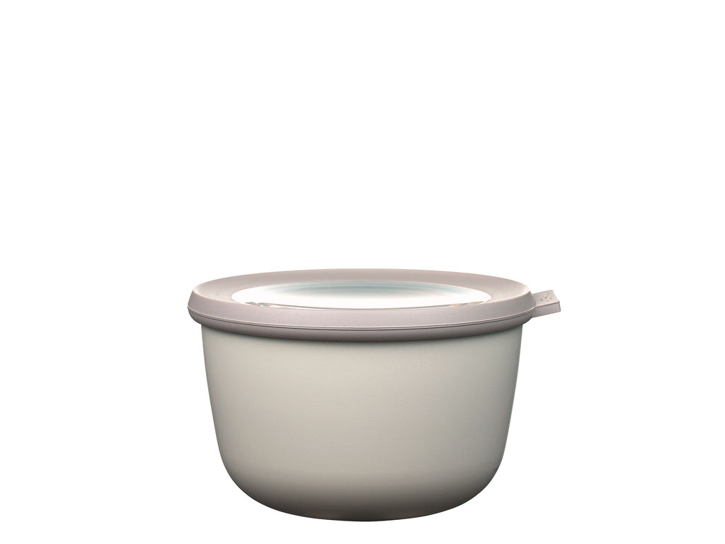 Mepal Cirqula Skål med lock Diameter 15 cm 1000 ml Nordic white