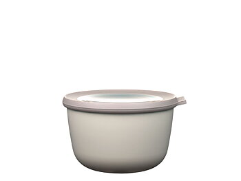 Mepal Cirqula Skål med lock Diameter 15 cm 1000 ml Nordic white