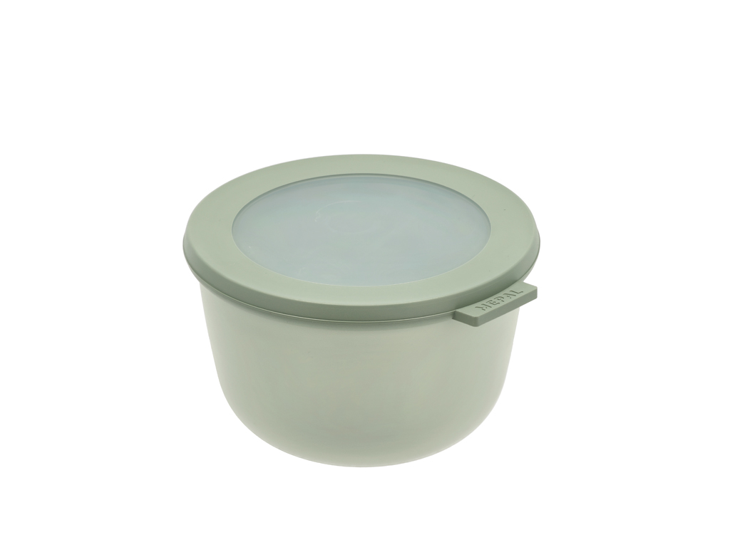 Mepal Cirqula Skål med lock Diameter 15 cm 1000 ml Nordic sage