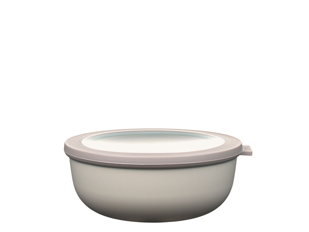 Mepal Cirqula Skål med lock Diameter 19 cm 1250 ml Nordic white