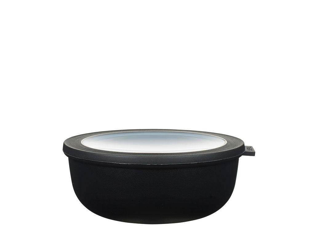 Mepal Cirqula Skål med lock Diameter 19 cm 1250 ml Black