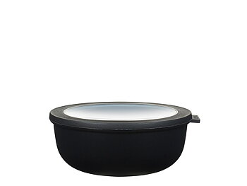 Mepal Cirqula Skål med lock Diameter 19 cm 1250 ml Black