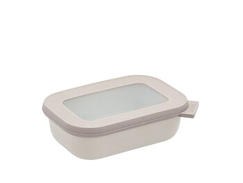 Mepal Cirqula Rektangulär skål m lock 500 ml Nordic white