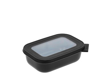 Mepal Cirqula Rektangulär skål m lock 500 ml Black