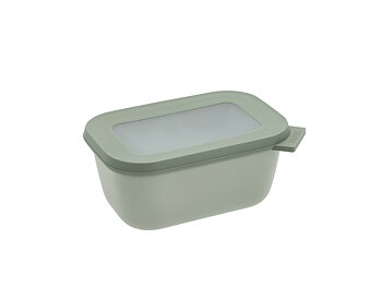 Mepal Cirqula Rektangulär skål m lock 750 ml Nordic sage