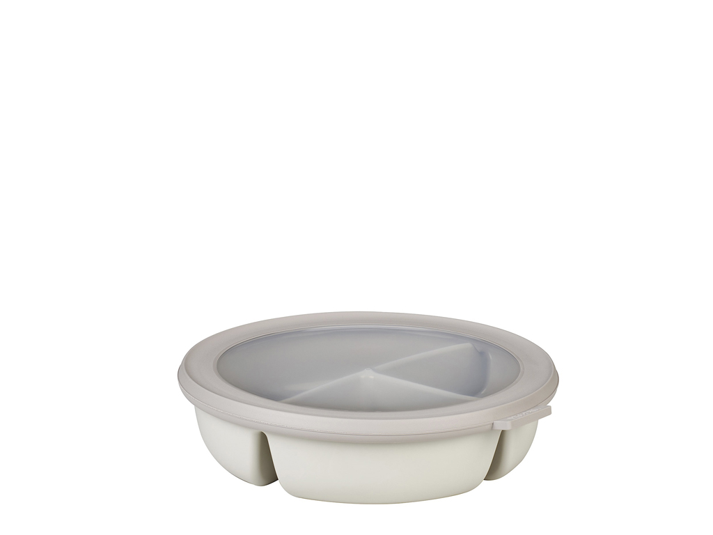 Mepal Cirqula Skål med lock trio Diameter 22 cm Nordic white
