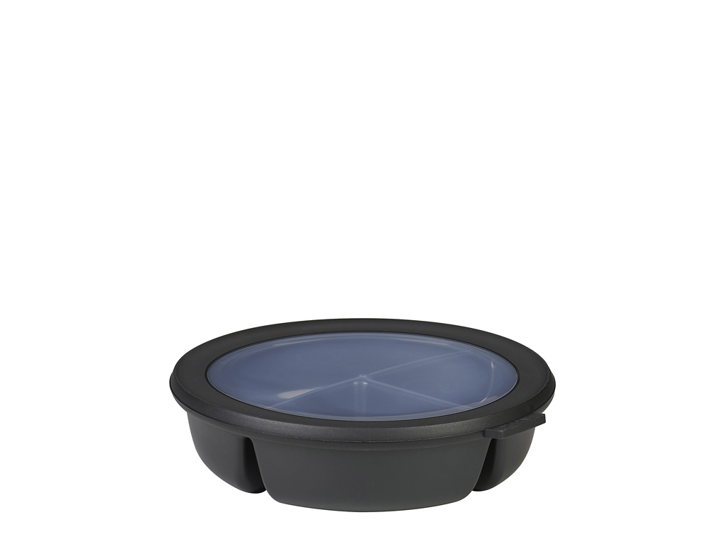 Mepal Cirqula Skål med lock trio Diameter 22 cm Black