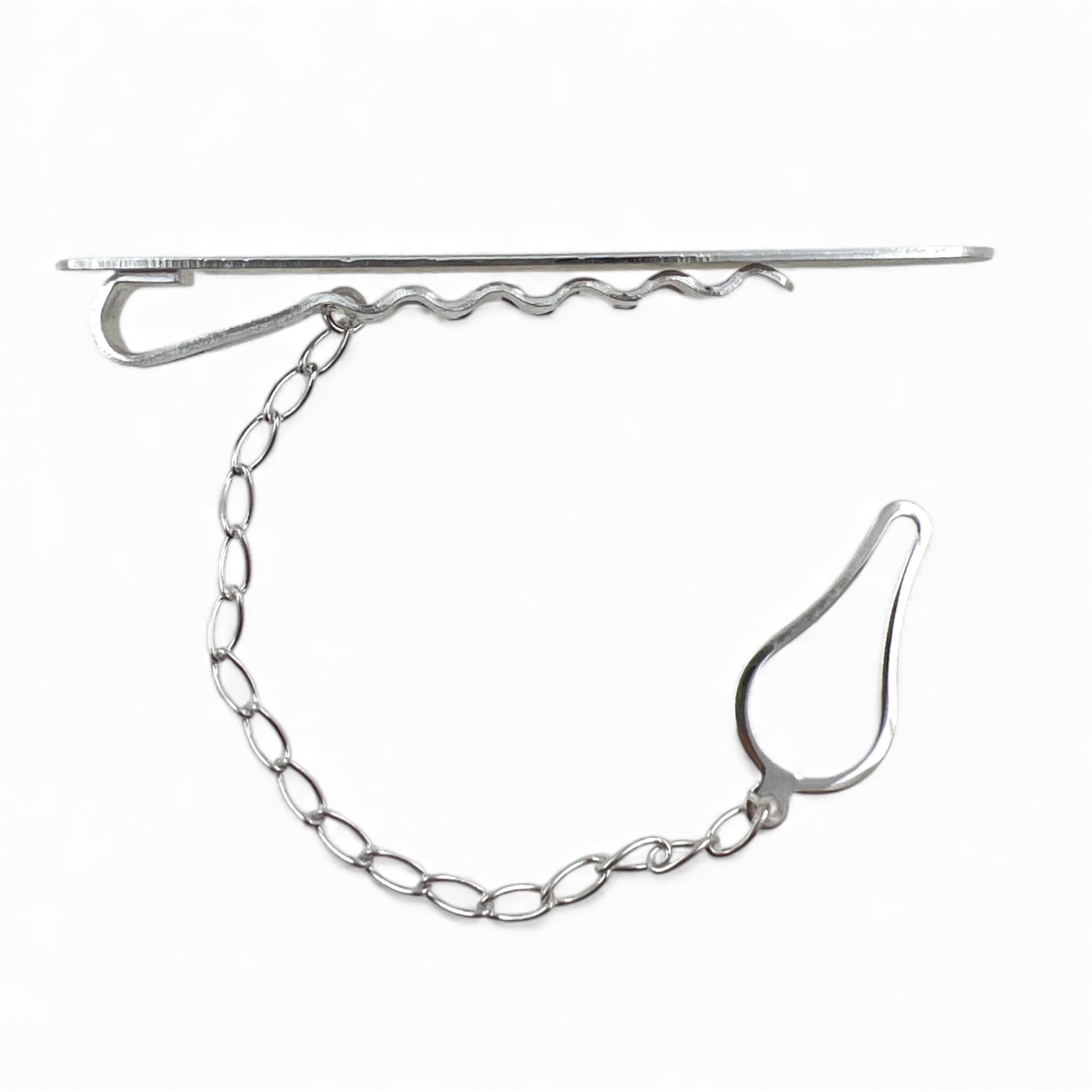 Tie Pin Bright Silver 925 - 2