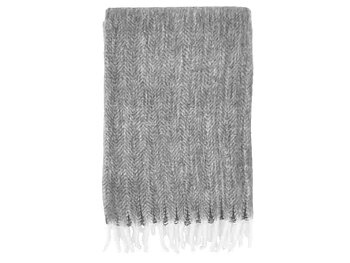 Södahl Brushed Pläd 150 x 200 cm Ash