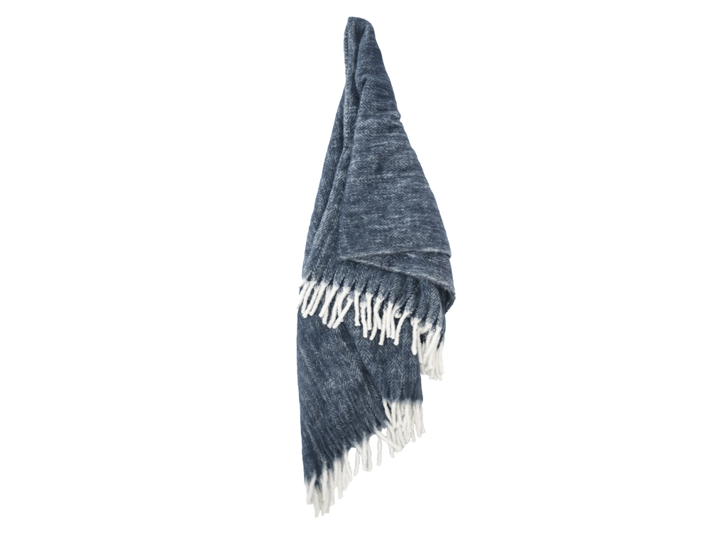 Södahl Brushed Pläd 150 x 200 cm Indigo - 2