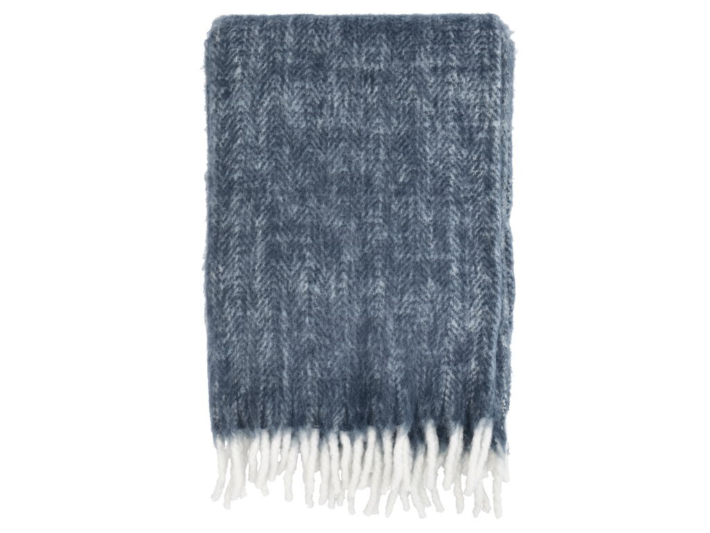 Södahl Brushed Pläd 150 x 200 cm Indigo
