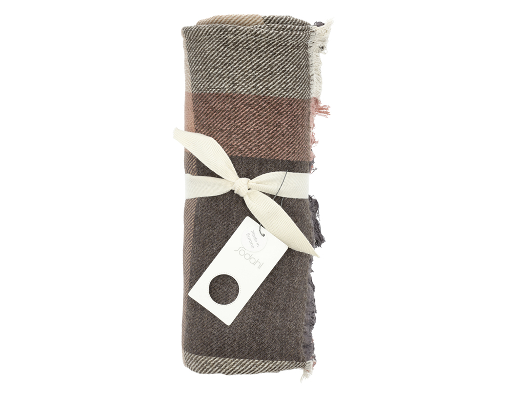 Södahl Embrace Pläd 130 x 170 cm Coffee brown - 3