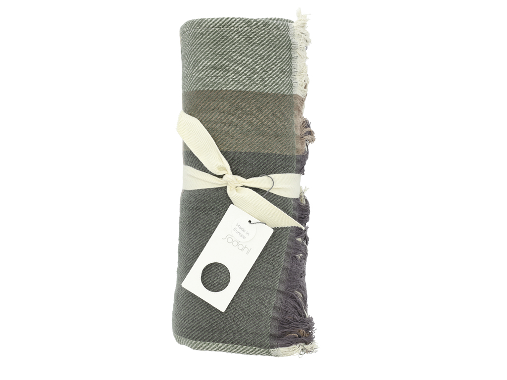 Södahl Embrace Pläd 130 x 170 cm Forest green - 3