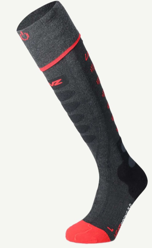 Lenz Heat Sock 5.1 Toe Cap Slim Fit Grey