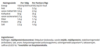 Risgrynsgröt Saffran - 750g