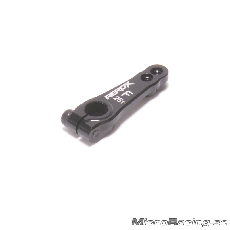 AEROX - Servo Arm Kort, Aluminium, 25T, Futaba