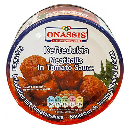 Meatballs with tomato sauce 280g , onassis
