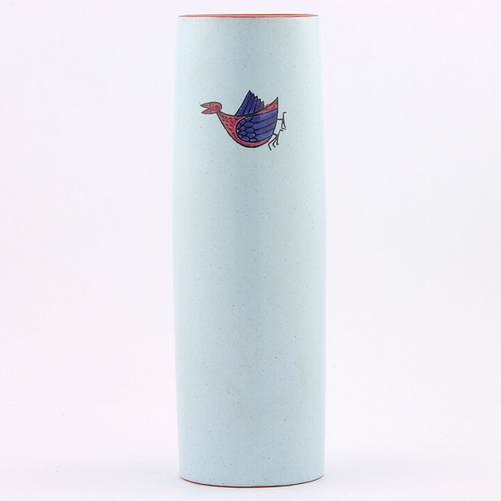 スティグ・リンドベリ  Karnevalシリーズ 雄鶏に乗る人 花瓶  Vase 1958年 (20 cm) (2)