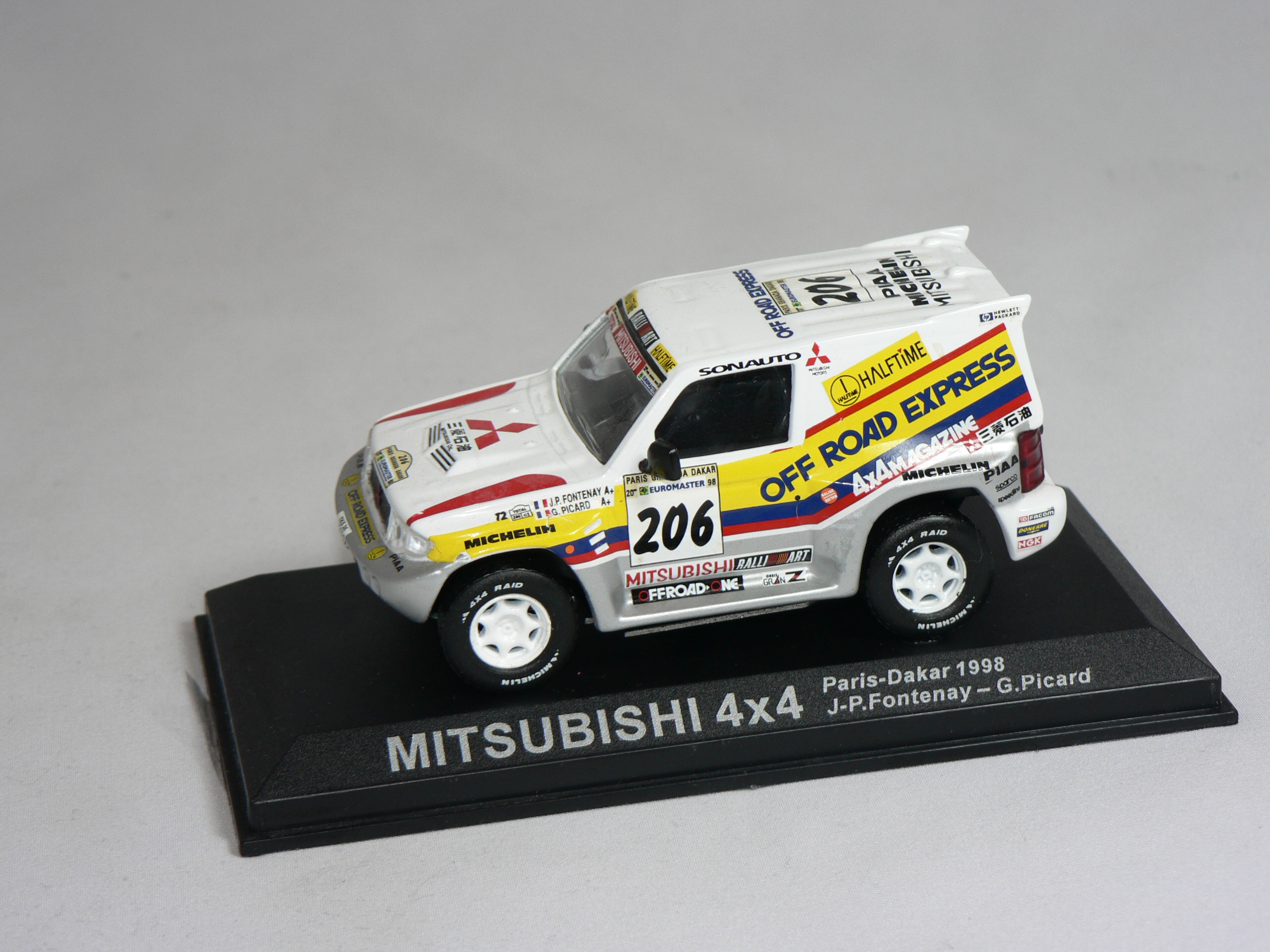 Mitsubishi 4x4  #206    Paris Dakar Rally 1998 1:43  Champion Rally Cars - 3