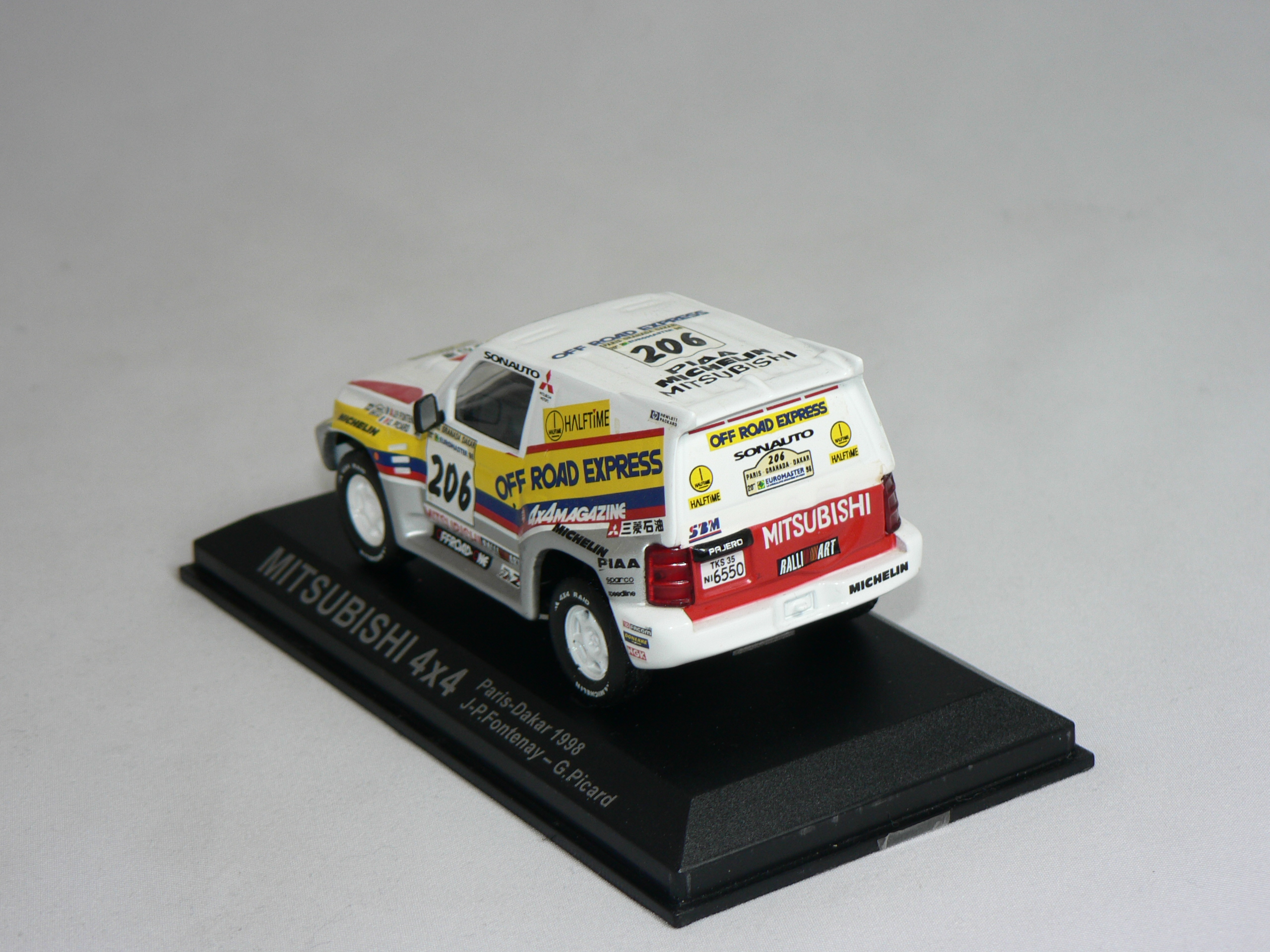 Mitsubishi 4x4  #206    Paris Dakar Rally 1998 1:43  Champion Rally Cars - 2