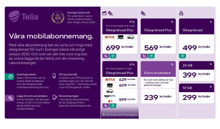 Notisblock A5 - Våra mobilabonnemang/Samla familjen