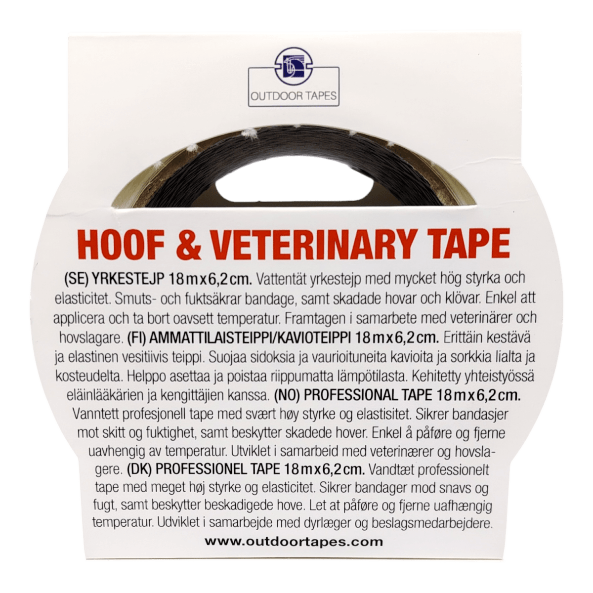 HRS Hoof and Veterinary Tape – White – Extremely Durable