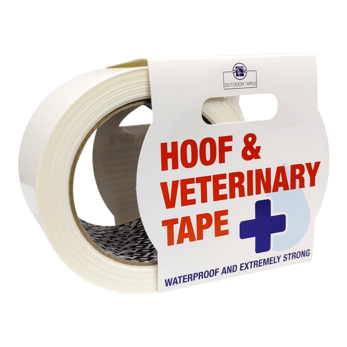 HRS Hoof and Veterinary Tape – White – Extremely Durable – Waterproof – Multiple Uses – High Puncture Resistance