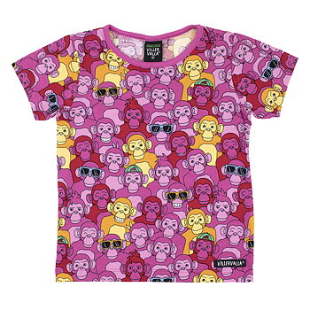 t-shirt HAPPY CHIMPZ ROSE