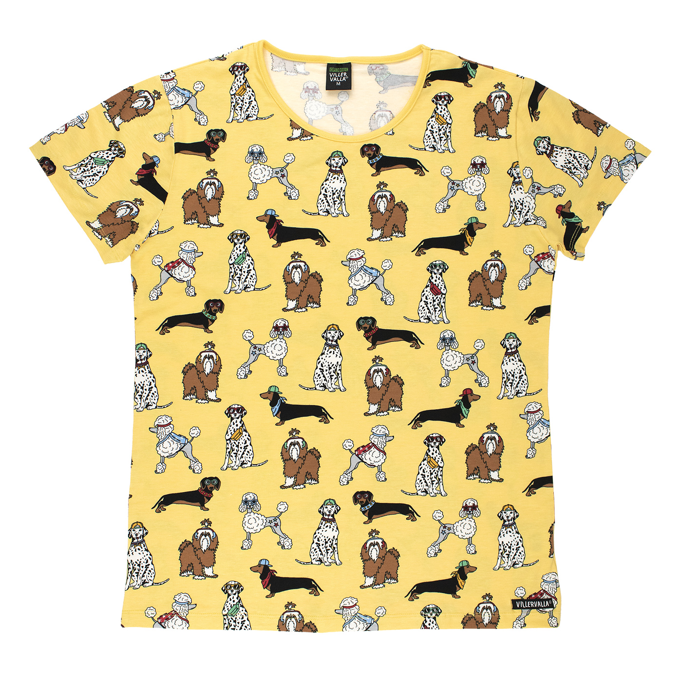 t-shirt vuxen FUNKY DOGS BANANA