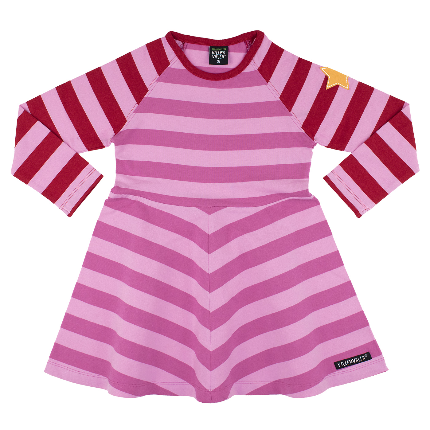 twirl dress STRIPES SALSA/ROSE