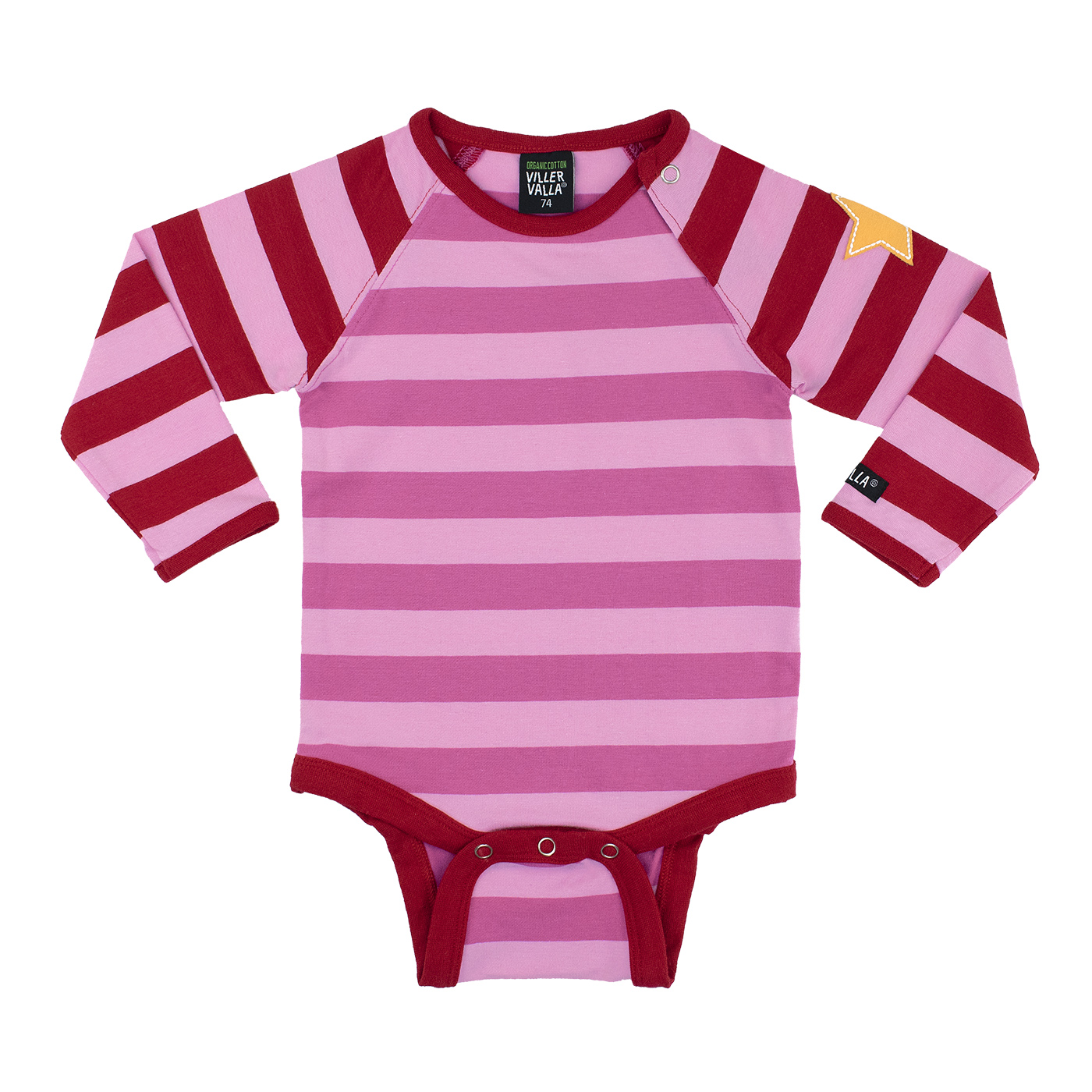 body STRIPES SALSA/ROSE