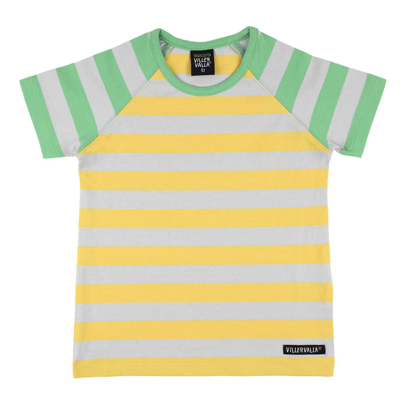 t-shirt STRIPES FERN/BANANA