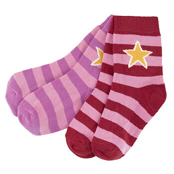 socks set STRIPES SALSA, ROSE