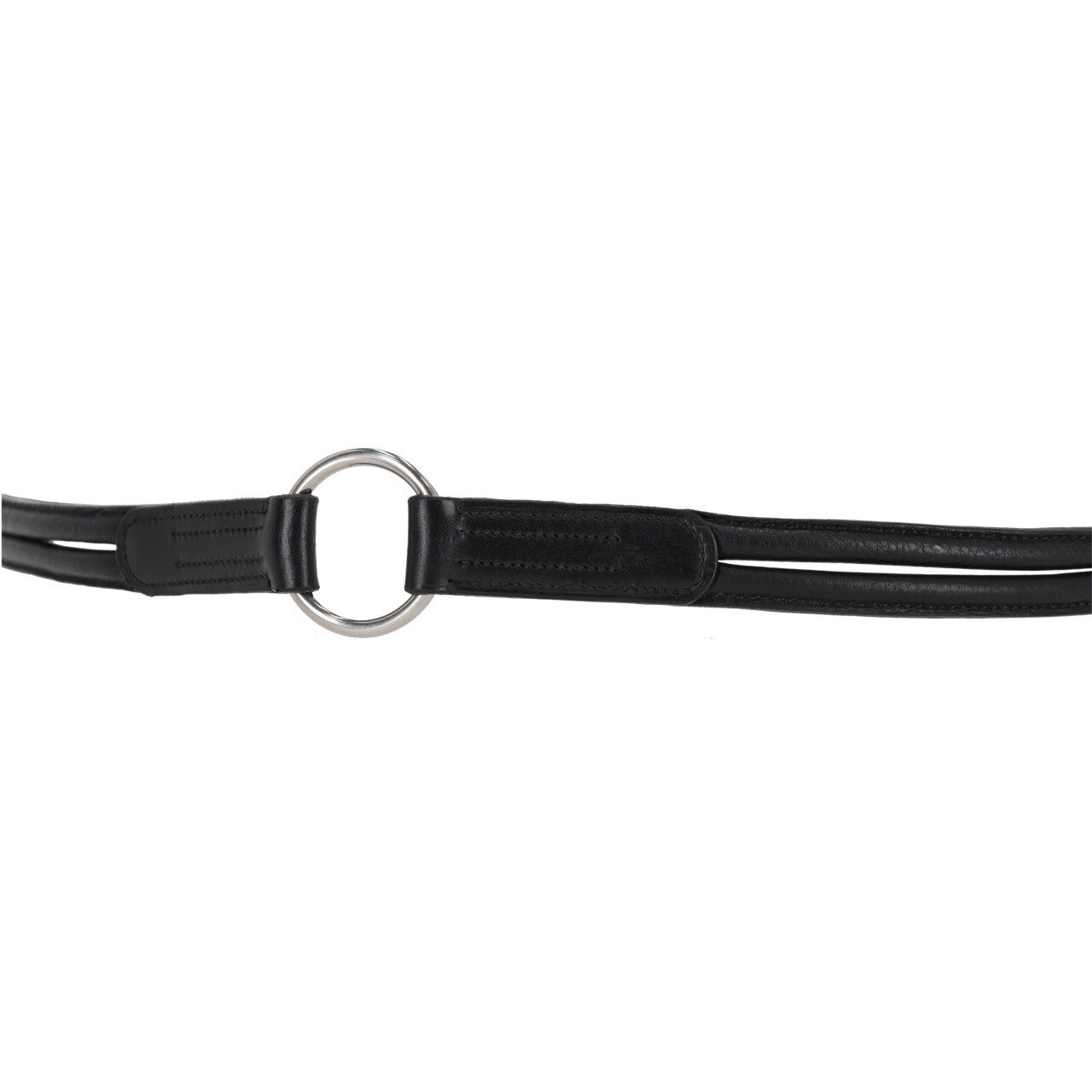 Neck rope adjustable in leather, Liberta QHP, black - 11
