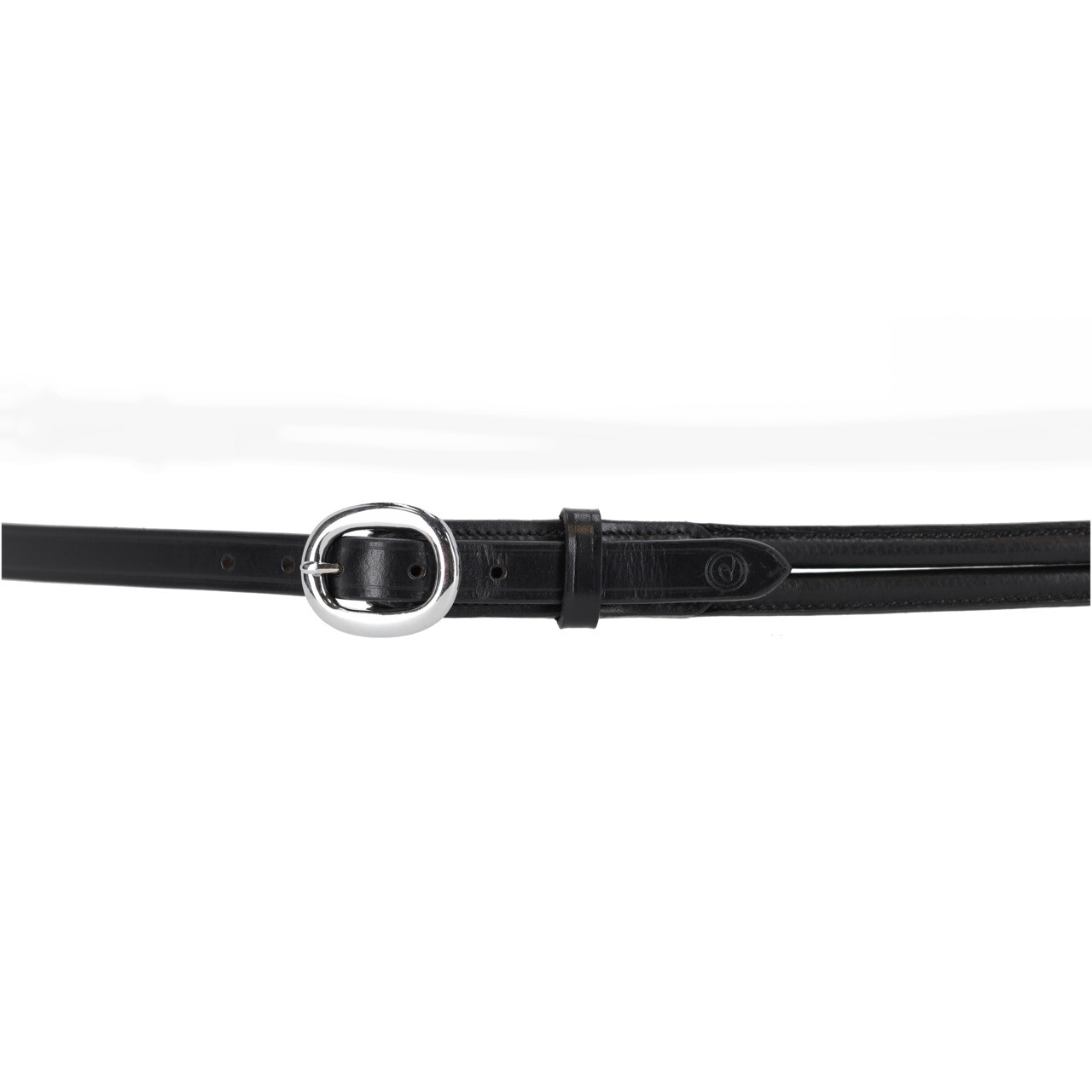 Neck rope adjustable in leather, Liberta QHP, black - 10