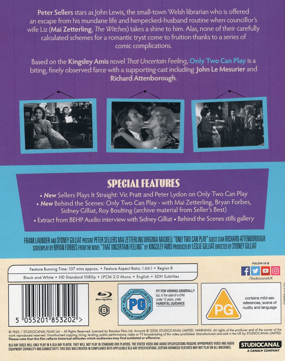 Only Two Can Play (ej svensk text) (Blu-ray) - 2