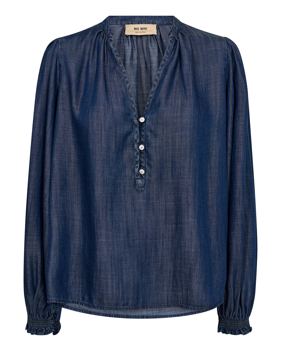 Lyocellblus Tazzin denimblå - 2