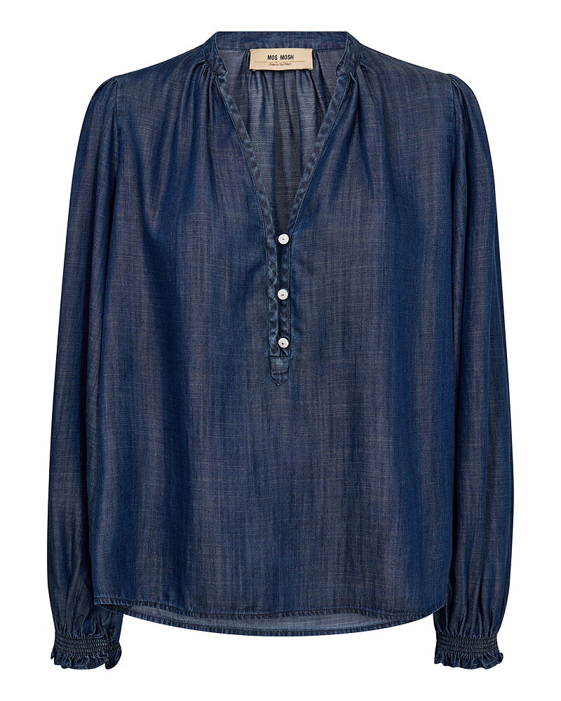 Lyocellblus Tazzin denimblå