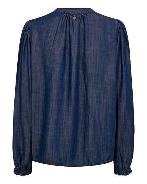 Lyocellblus Tazzin denimblå - 3